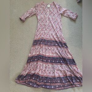 Bell by Alicia Bell drop waist dress . With belt . Size small .